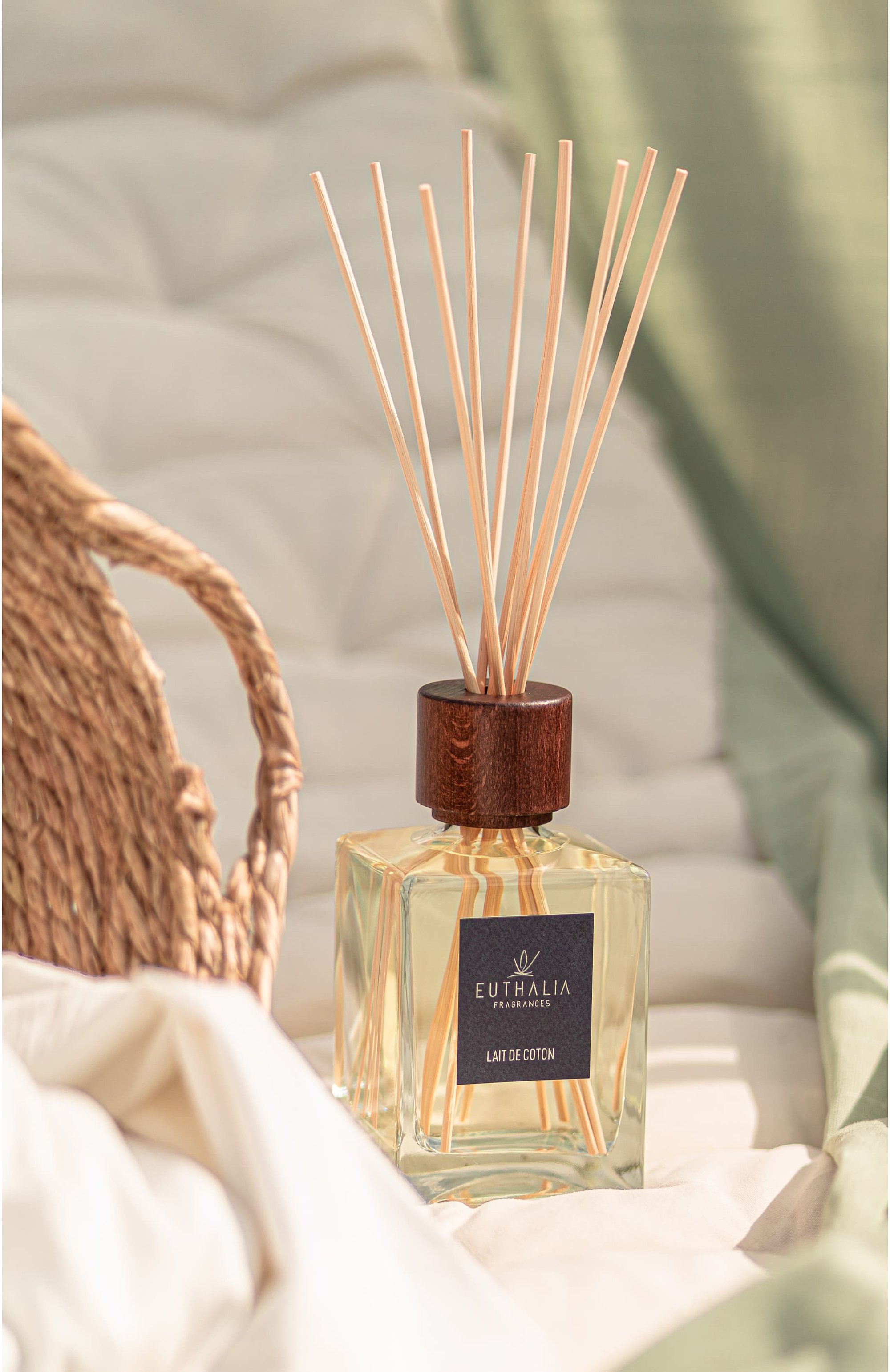 Диффузор lait de coton (250ml) EUTHALIA FRAGRANCES, арт. 4603336950542, фото 3