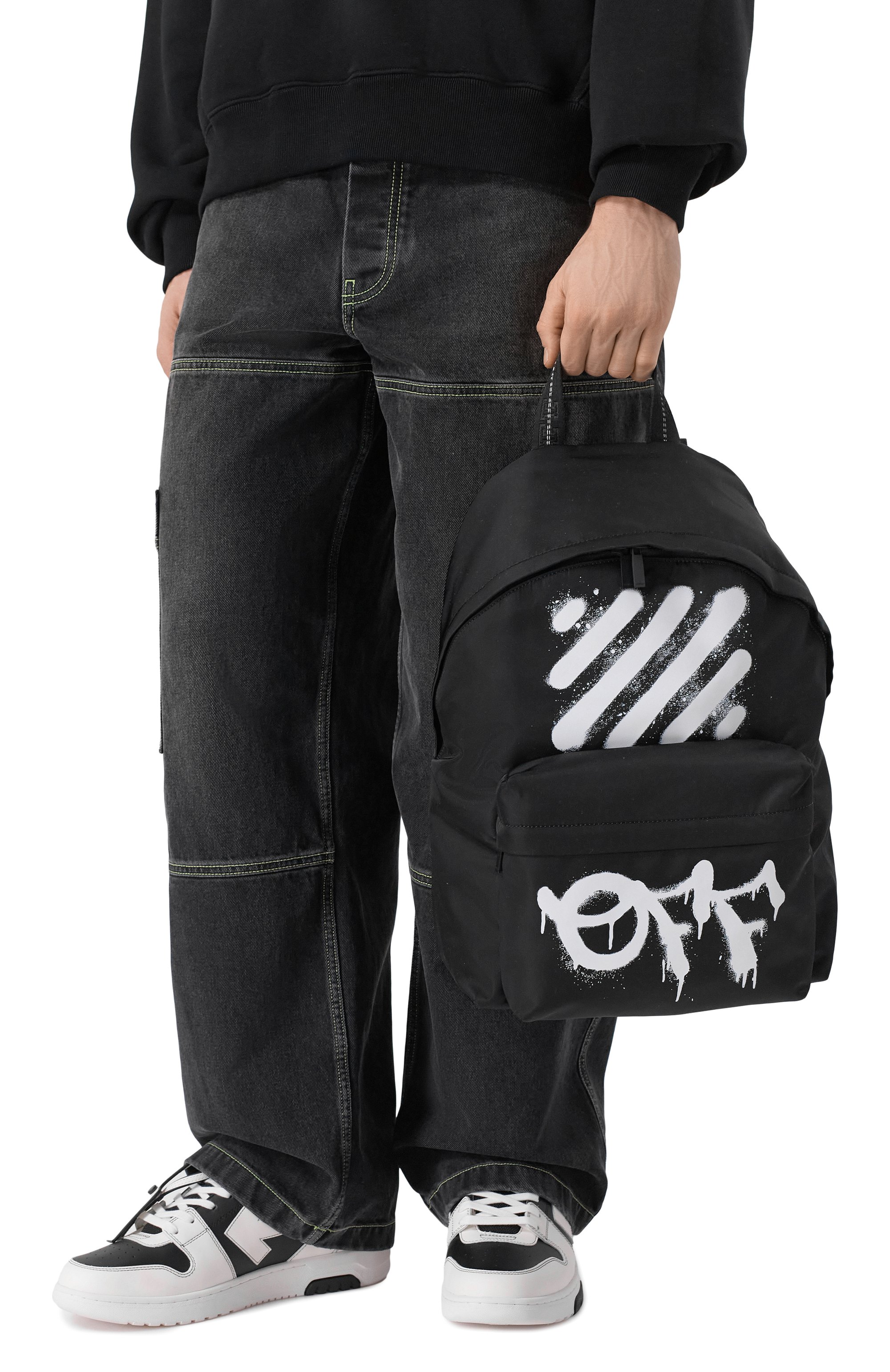 Рюкзак diagoonal spray OFF-WHITE, арт. 0MNB123F25FAB001, фото 2