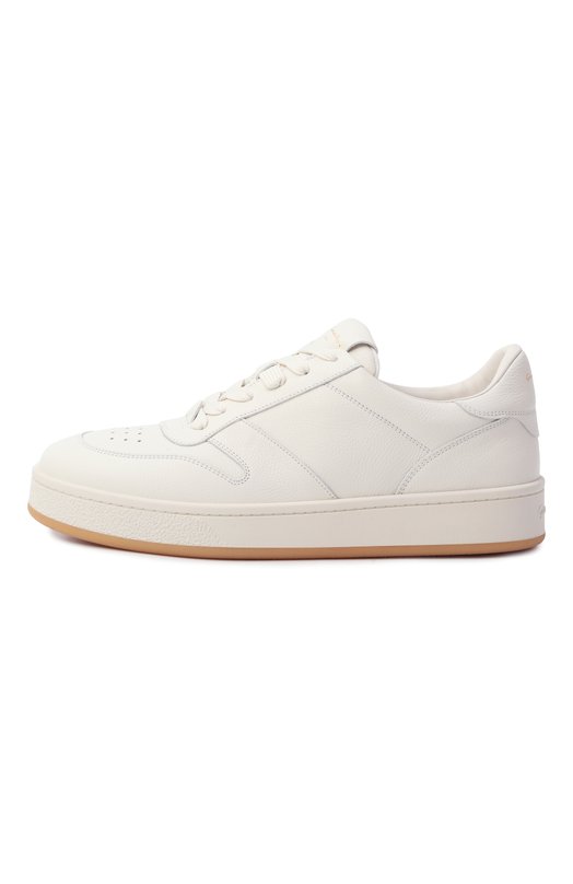 Кожаные кеды Slam Gianvito Rossi U25381.M1WMI.FXSBIAN Белый  U25381.M1WMI.FXSBIAN Фото 4