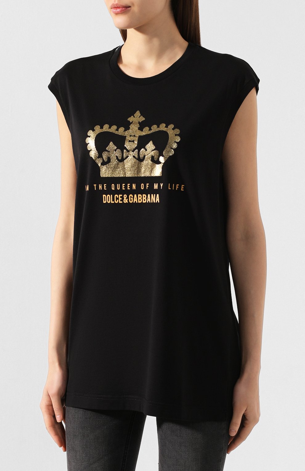 Хлопковая футболка DOLCE & GABBANA, арт. F8H93T/G7TAV, фото 3