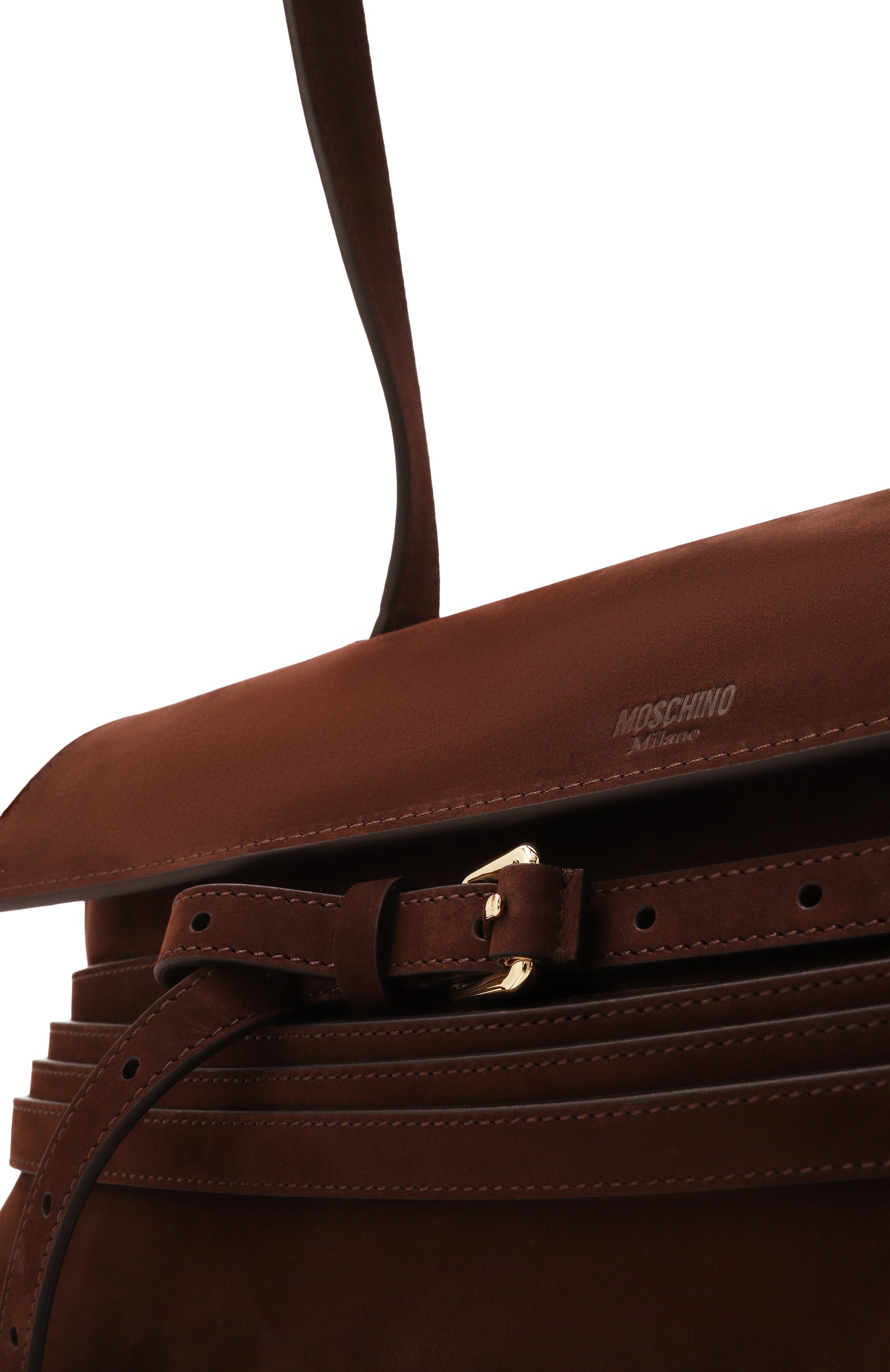 Сумка tie me MOSCHINO темно-коричневого цвета по цене 231000 руб., арт. MC4064PP10/0J0, фото 6 Сумка tie me MOSCHINO, арт. MC4064PP10/0J0, фото 6