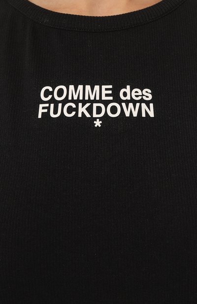 Хлопковая майка COMME DES FUCKDOWN, арт. CFABW00025, фото 5