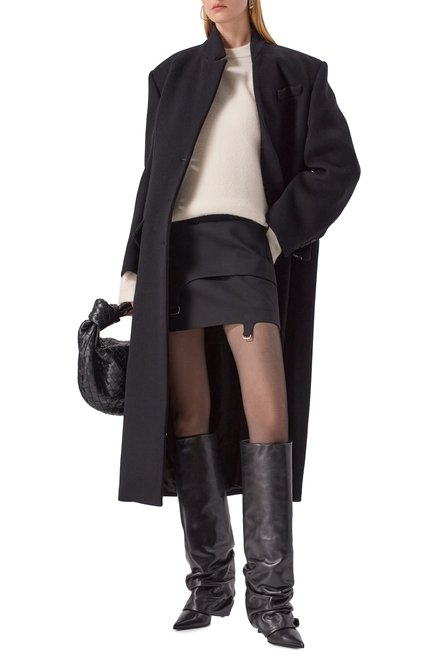 Женский шерстяной свитер RICK OWENS, арт. RP02E4655/KWP