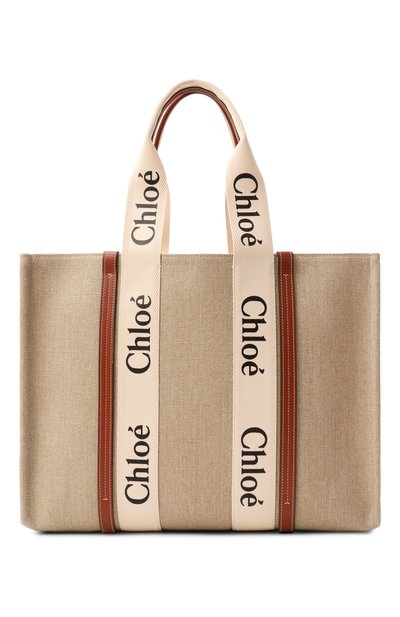 Женская сумка-тоут woody large CHLOÉ, арт. CHC22AS382I26