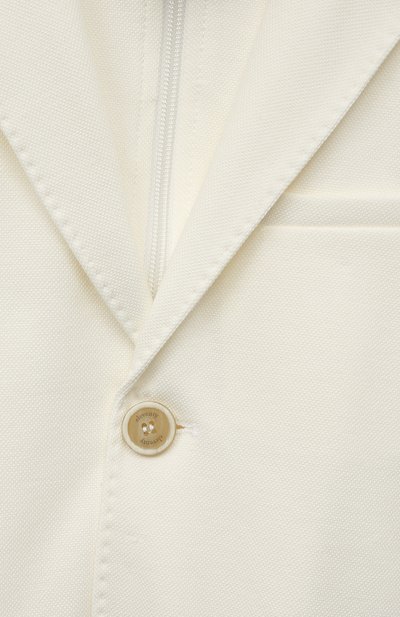 Хлопковый пиджак ELEVENTY белого цвета по цене 48850 руб., арт. ES2P54/J0247/12-16, фото 3 Хлопковый пиджак ELEVENTY, арт. ES2P54/J0247/12-16, фото 3