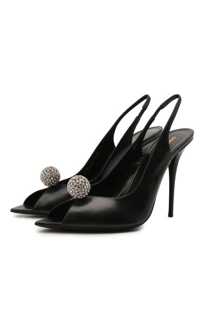 Кожаные босоножки lola SAINT LAURENT, арт. 658403/2V700, фото 1