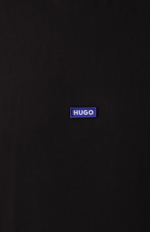 Хлопковая майка HUGO Blue 50509773 Чёрный  50509773 Фото 6