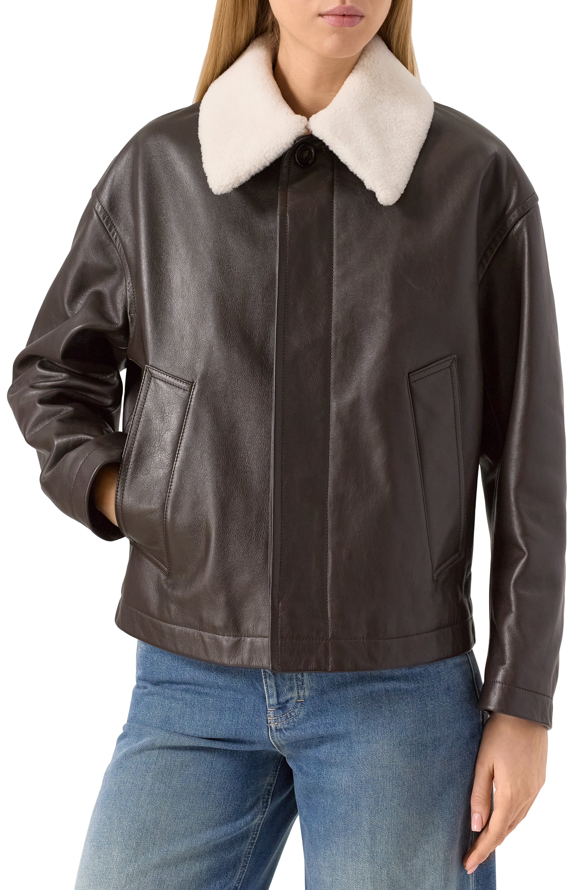 Кожаная куртка BOTTEGA VENETA, арт. 799184-V2JI0, фото 3