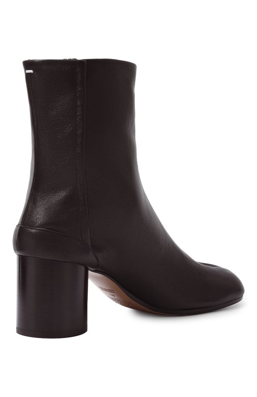 Кожаные ботильоны Tabi Maison Margiela S58WU0246/P3753 Чёрный  S58WU0246/P3753 Фото 5