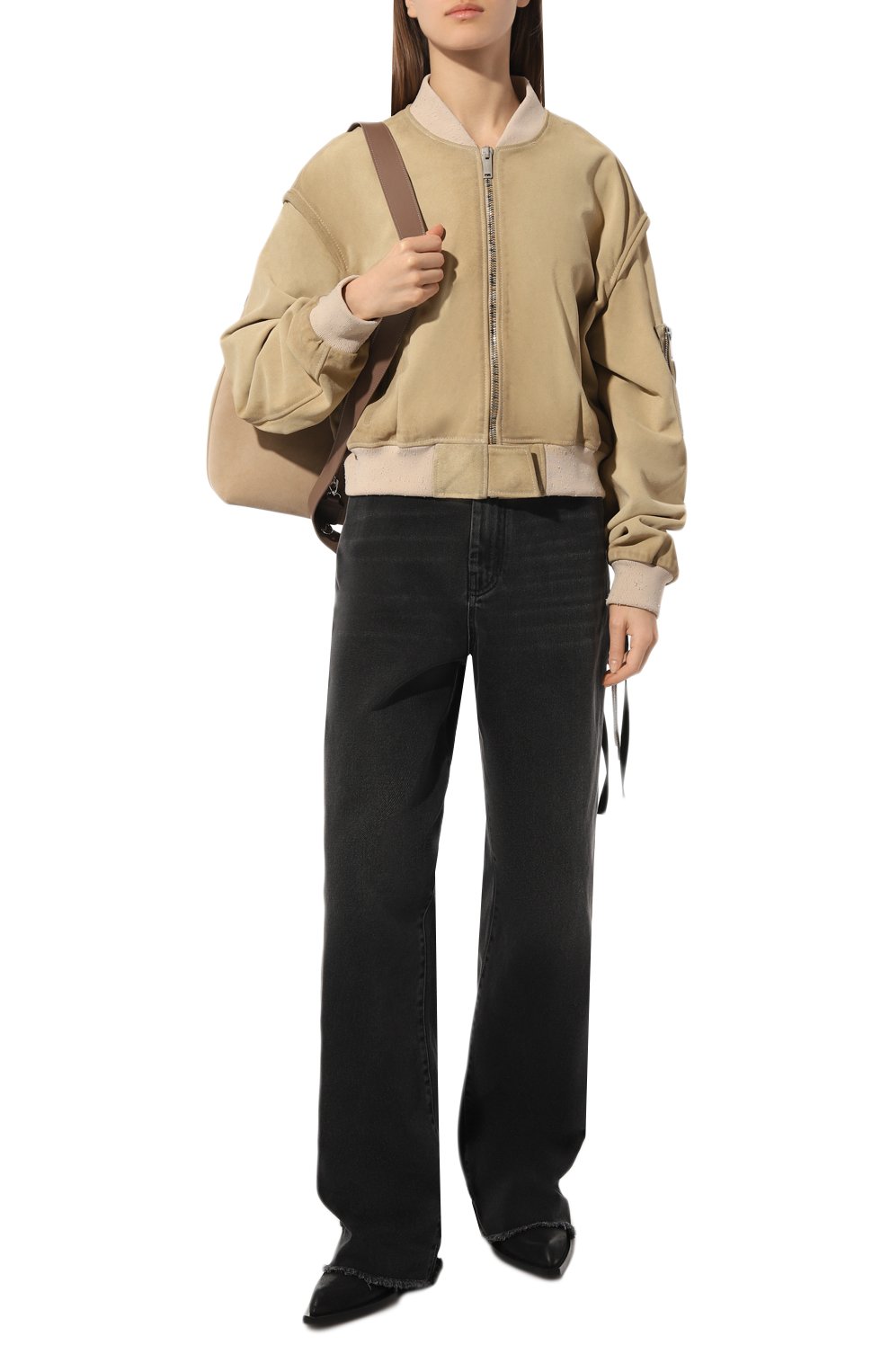 Кожаный бомбер HALFBOY, арт. HSS241WLBB084, фото 2