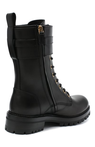 Кожаные ботинки VERSACE, арт. DST419E/DVTA3, фото 4