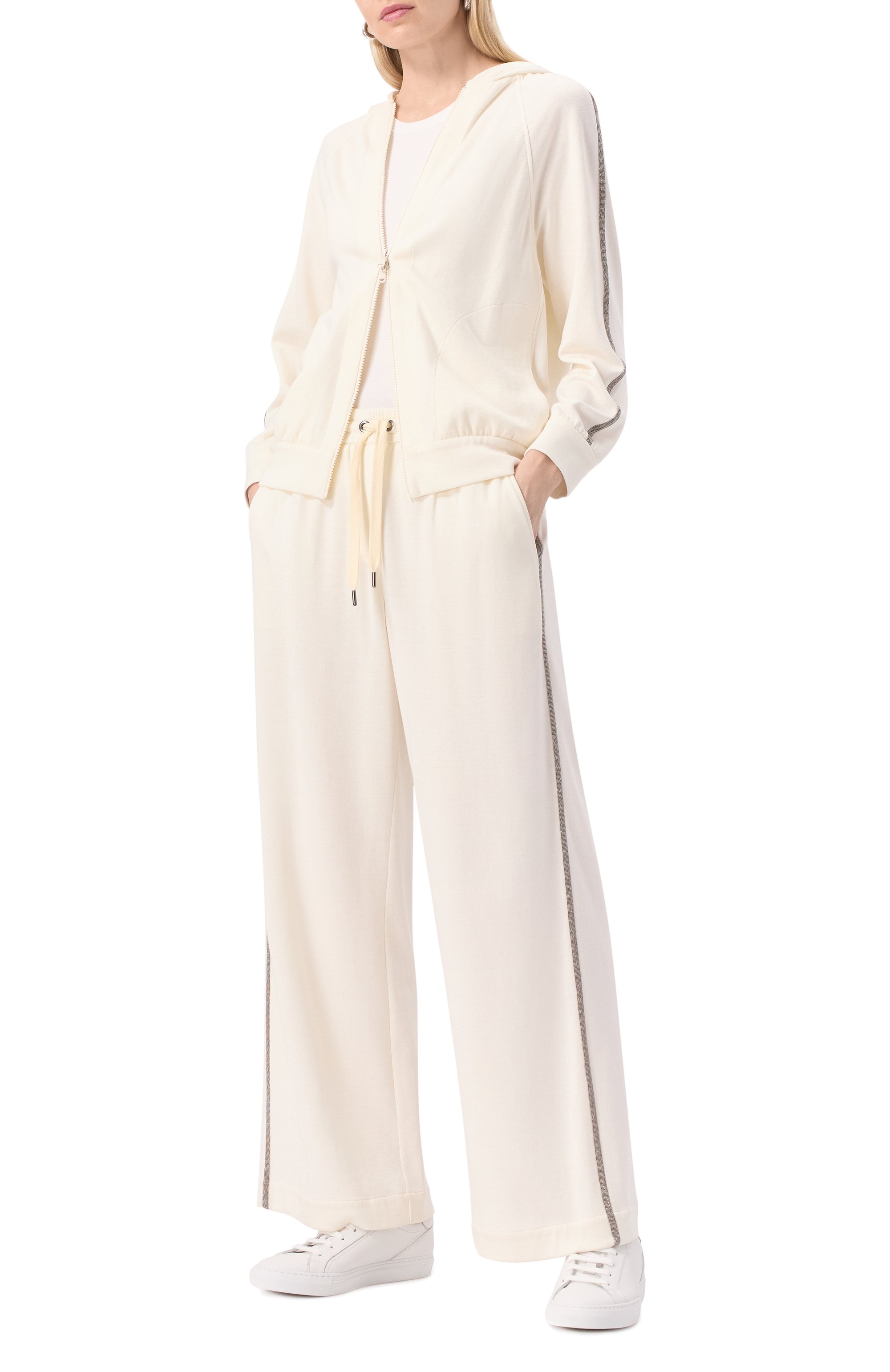 Толстовка из хлопка и шелка BRUNELLO CUCINELLI, арт. MD828SM606, фото 2