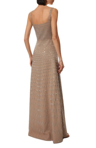 Платье из шерсти и шелка VALENTINO, арт. XB3VDCN01CF, фото 4