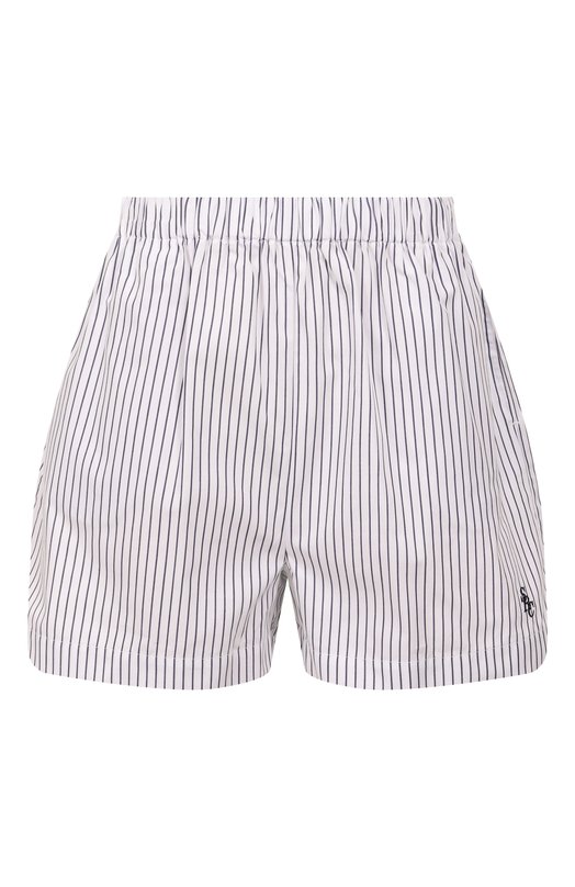 Хлопковые шорты Sporty and Rich SH012606302ST02 Белый SH012606302ST02