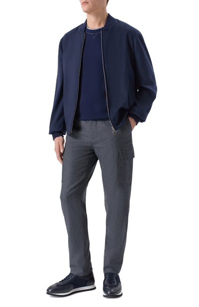 Мужская хлопковая футболка BRUNELLO CUCINELLI, арт. M0B137451G