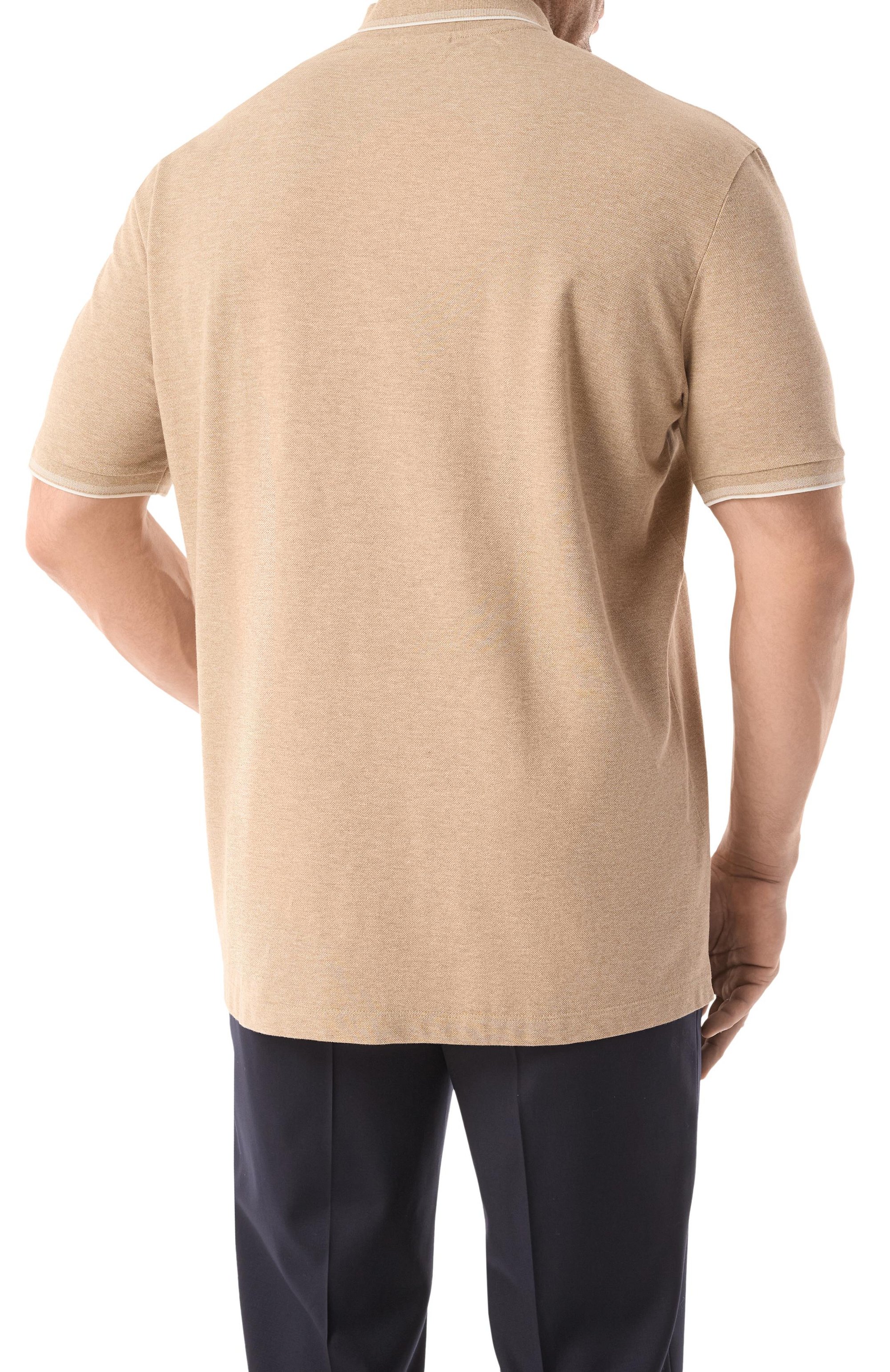 Хлопковое поло PAUL&SHARK бежевого цвета по цене 29650 руб., арт. 25411205/6XL, фото 4 Хлопковое поло PAUL&SHARK, арт. 25411205/6XL, фото 4