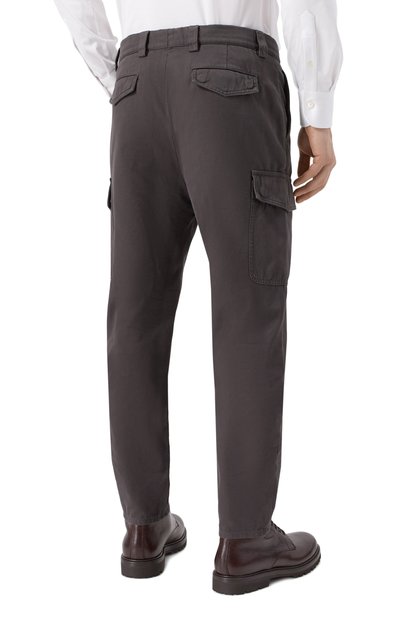 Хлопковые брюки-карго BRUNELLO CUCINELLI, арт. M252DE1890, фото 4