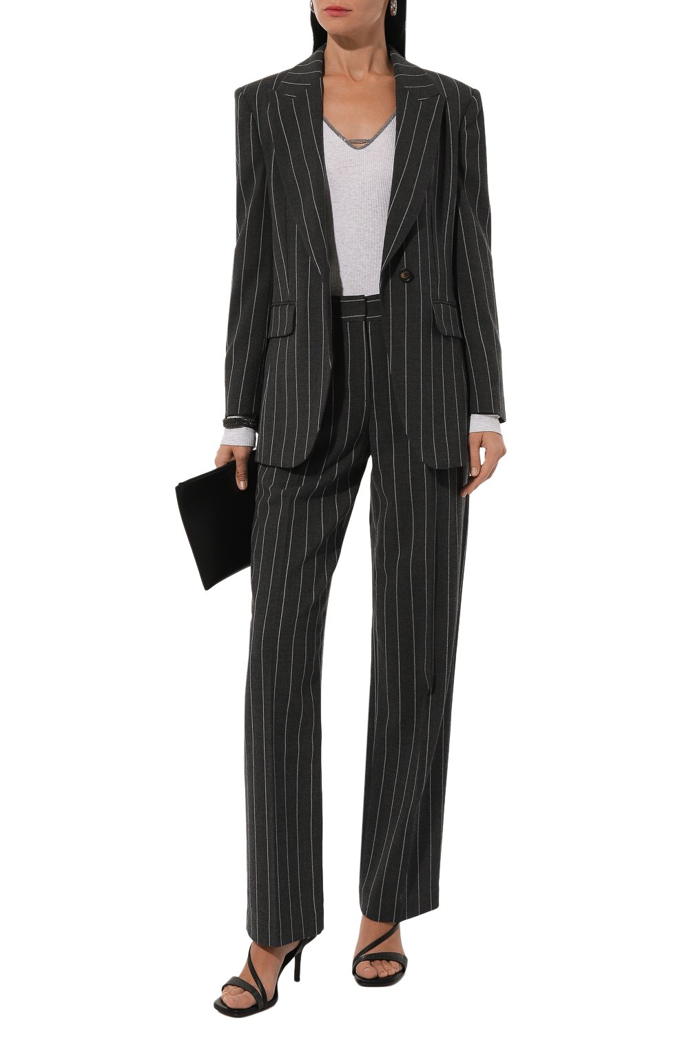 Хлопковый лонгслив BRUNELLO CUCINELLI, арт. MP902HC502, фото 2