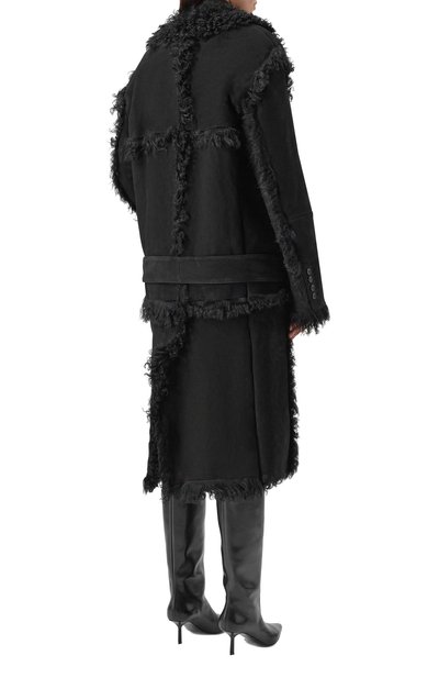 Двусторонняя дубленка из овчины THE ATTICO, арт. 251WCC00086/LBT136AA, фото 4