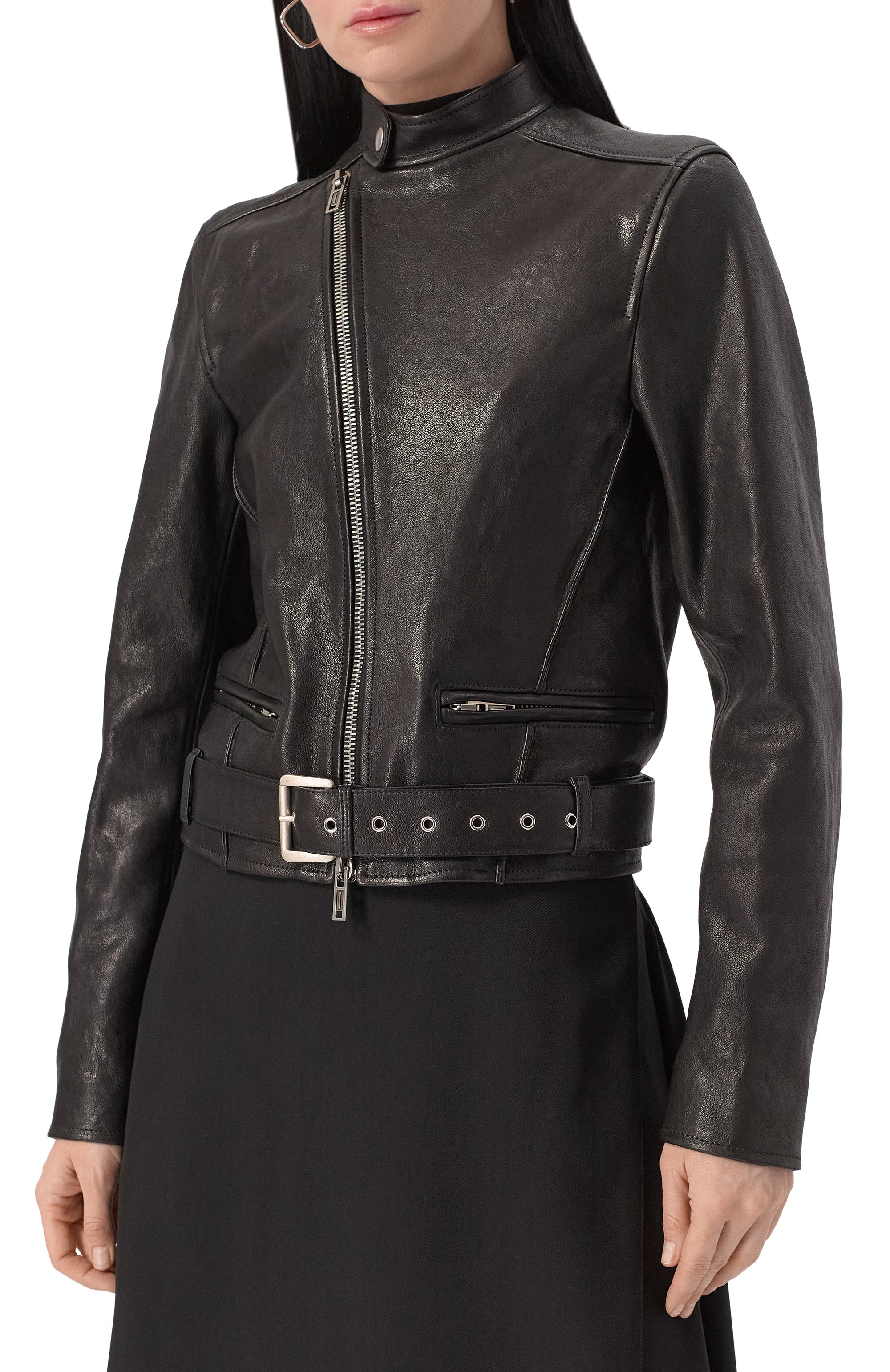 Кожаная куртка ANN DEMEULEMEESTER, арт. B0012414/LT151, фото 3