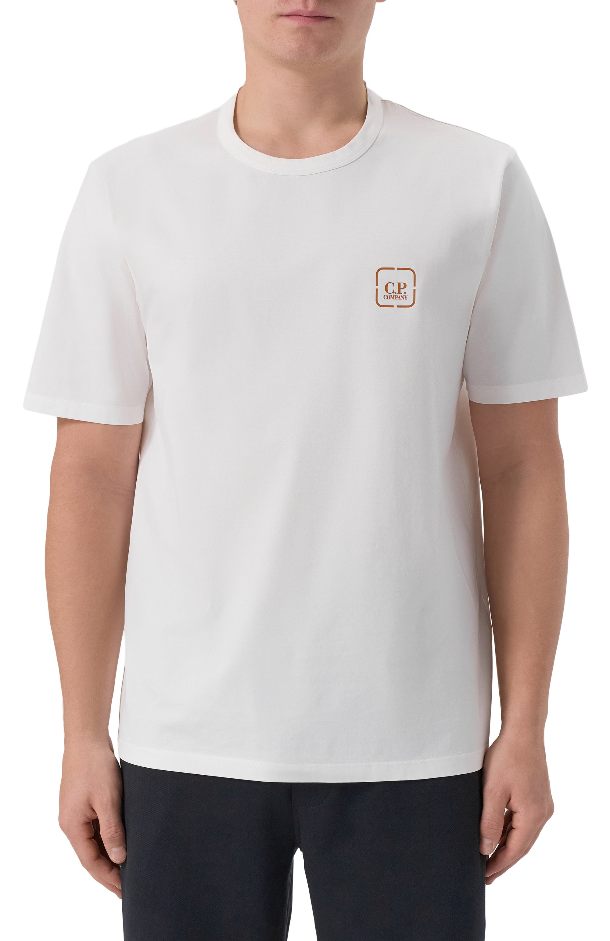 Хлопковая футболка C.P. COMPANY, арт. 19CLTS054A006370W, фото 3