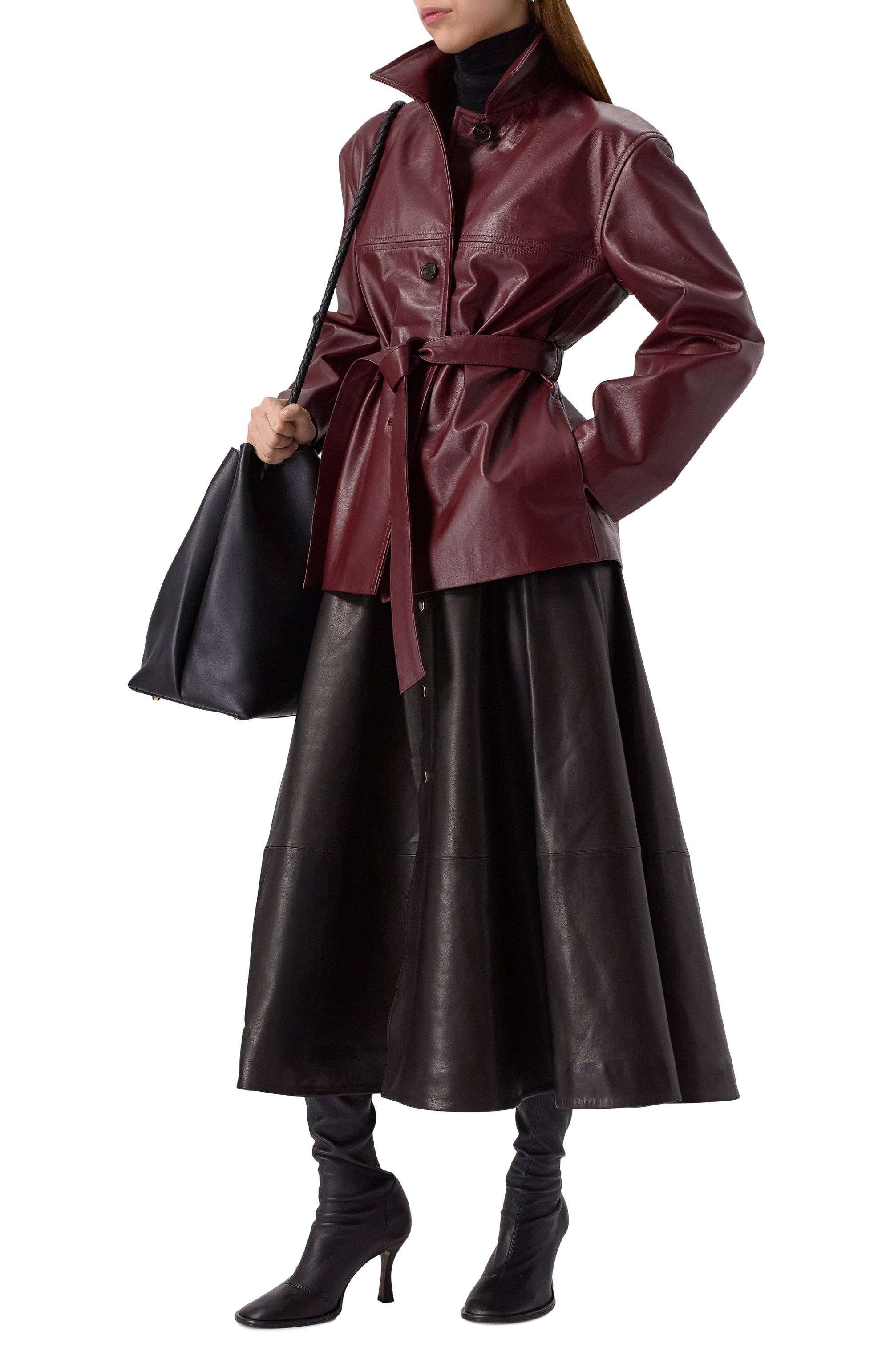 Кожаная юбка PETAR PETROV, арт. S25LR2, фото 2