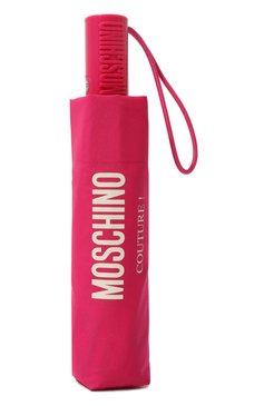 Женский складной зонт MOSCHINO фуксия цвета, арт. 8870 0PENCL0SE | Фото 6 (Нос: Не проставлено; Материал: Синтетический материал, Текстиль, Металл; Материал сплава: Проставлено)