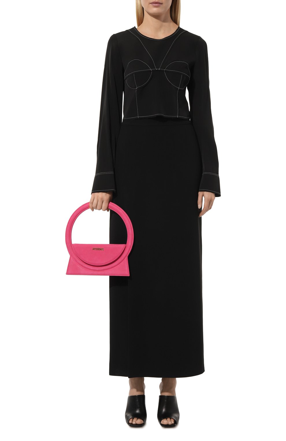 Сумка le sac rond JACQUEMUS, арт. 22H/221BA015-3066, фото 7