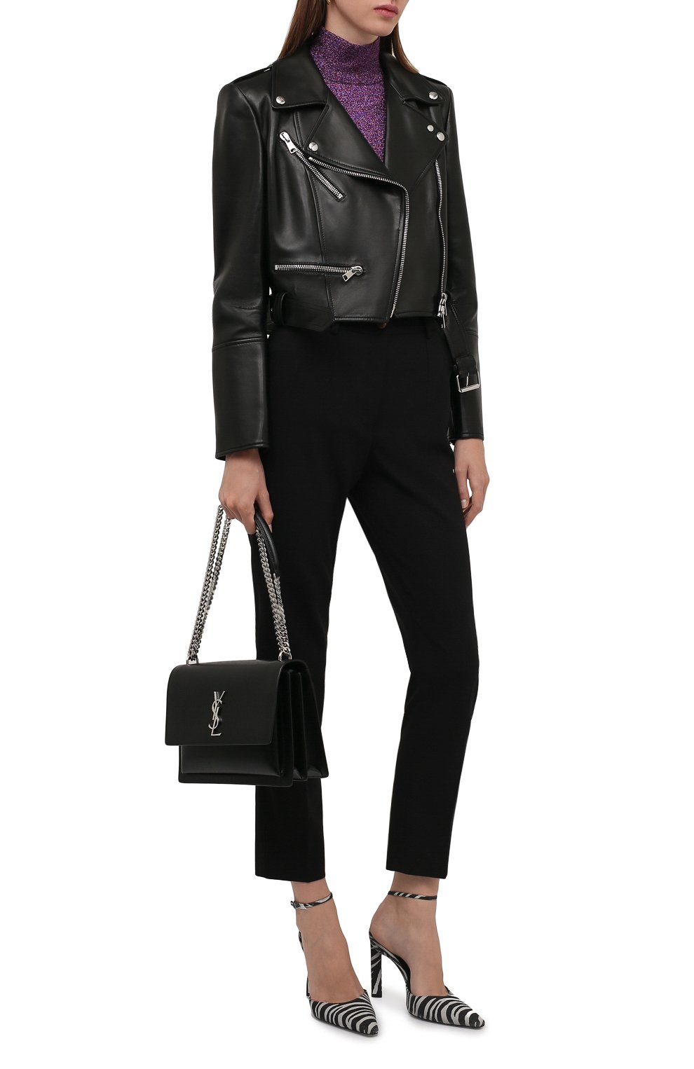 Кожаная куртка ALEXANDER MCQUEEN, арт. 668451/Q5AGN, фото 2