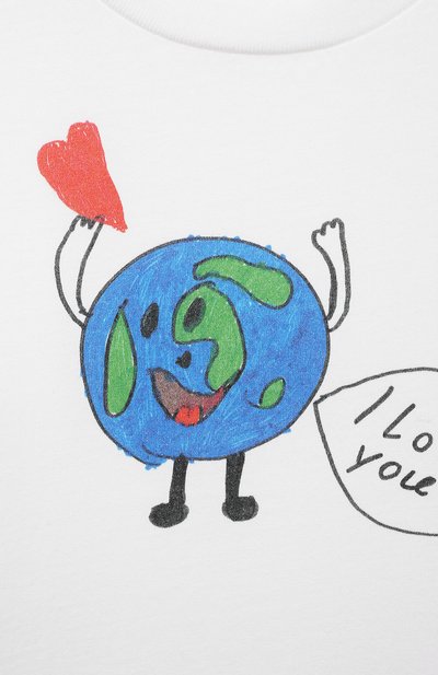 Хлопковая футболка BALENCIAGA, арт. 556155/TKV53, фото 3