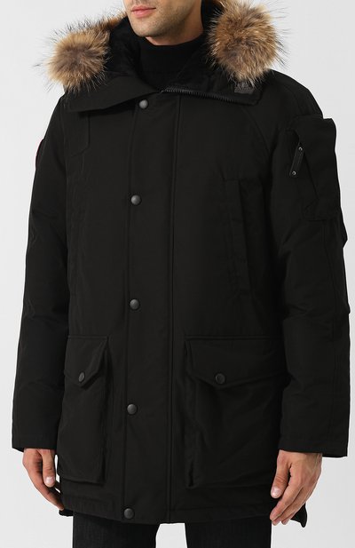 Пуховая парка mir-1 с меховой отделкой капюшона ARCTIC EXPLORER, арт. MIR_BLK, фото 3