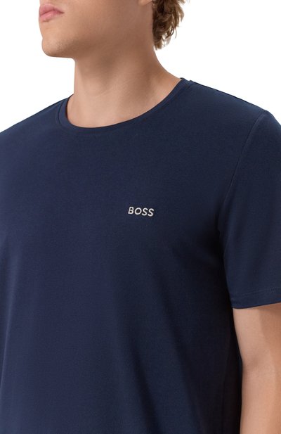 Хлопковая футболка BOSS, арт. 50515391/403, фото 5