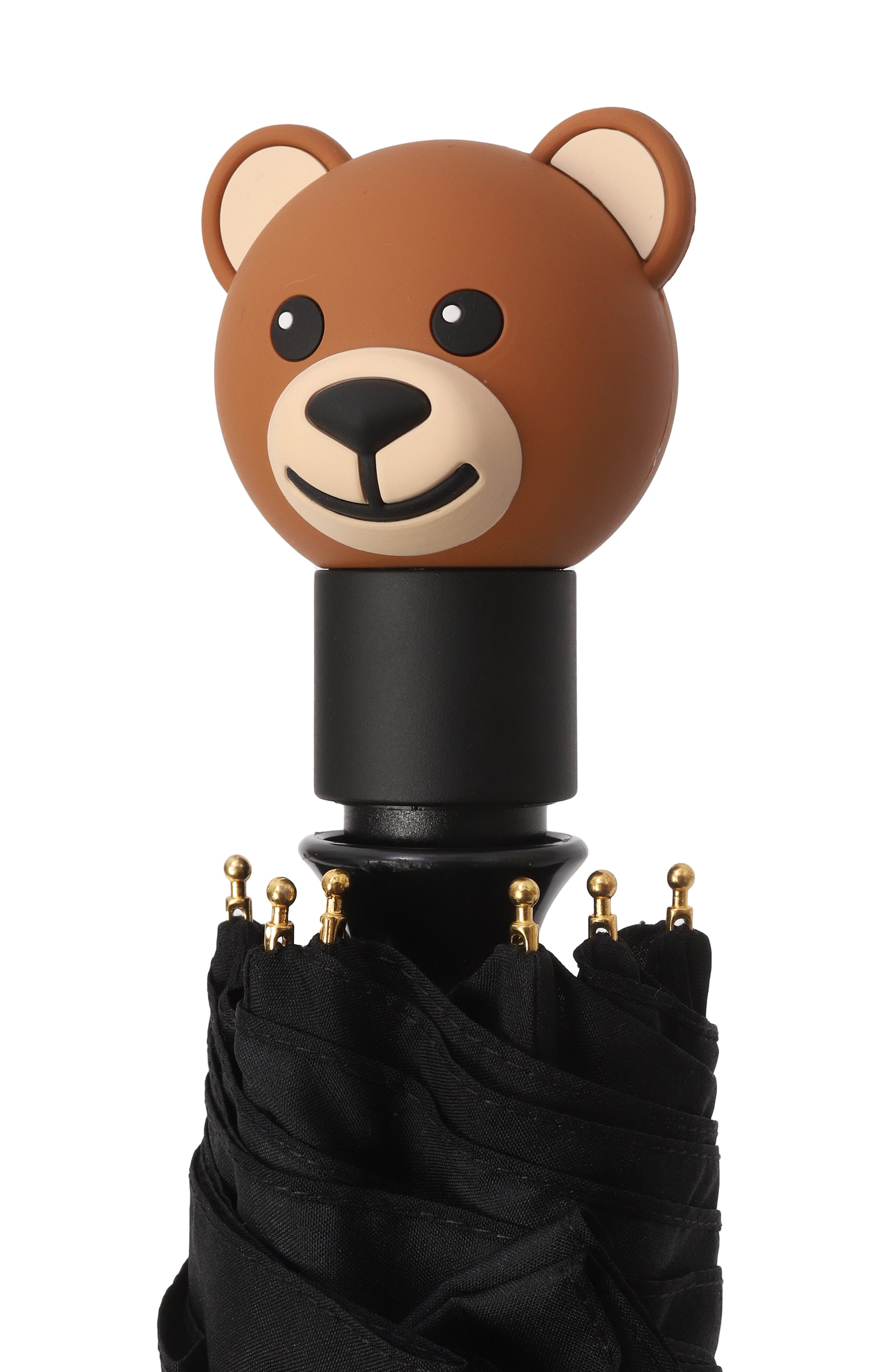 Складной зонт MOSCHINO черного цвета по цене 12500 руб., арт. 8422 0PENCL0SE, фото 6 Складной зонт MOSCHINO, арт. 8422 0PENCL0SE, фото 6