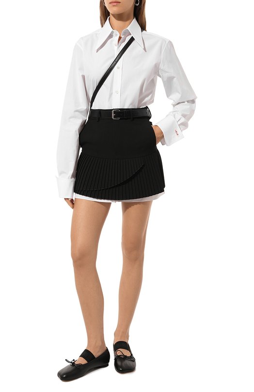 Хлопковая рубашка Maison Margiela S50DT0038/S43001 Белый  S50DT0038/S43001 Фото 2