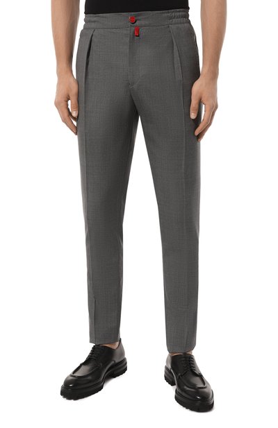Шерстяные брюки KITON, арт. UP1LACK03711, фото 3