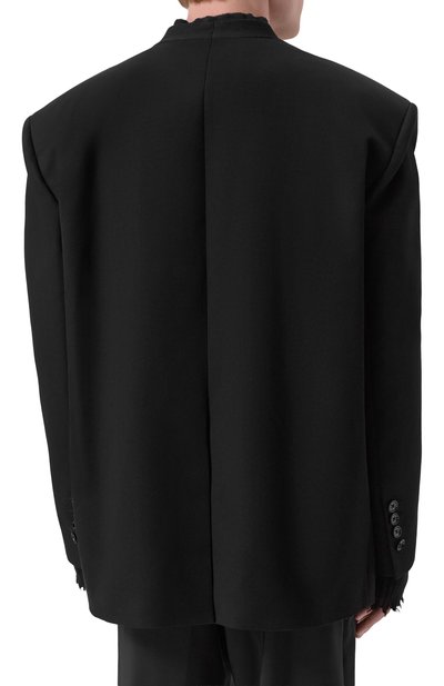 Хлопковый пиджак ANN DEMEULEMEESTER, арт. B0013481/FA696, фото 4