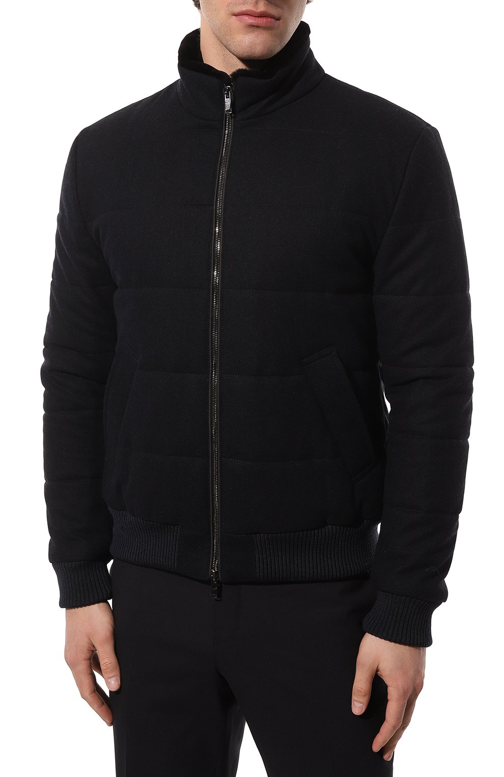 Утепленный бомбер с отделкой из нутрии MVST, арт. CAREN0/669, фото 3