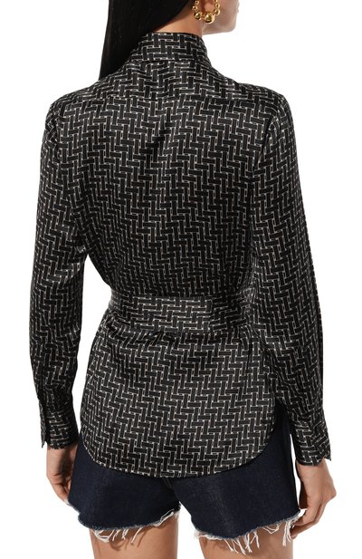 Шелковая блузка KITON, арт. D48407K0561E05, фото 4