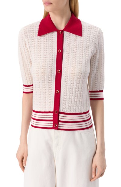 Кардиган из хлопка и вискозы LIU JO, арт. CA5291MS52G, фото 3