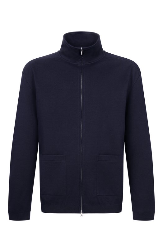 Хлопковая толстовка Cortigiani 4AS321 Синий 4AS321