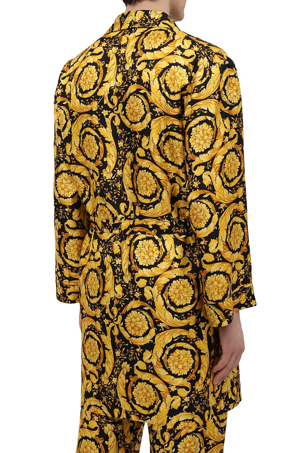 Шелковый халат VERSACE, арт. AUU05062/A232999, фото 4