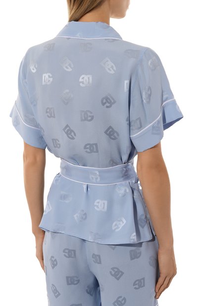 Шелковая блузка DOLCE & GABBANA, арт. F5G67T/FJ1J0, фото 4