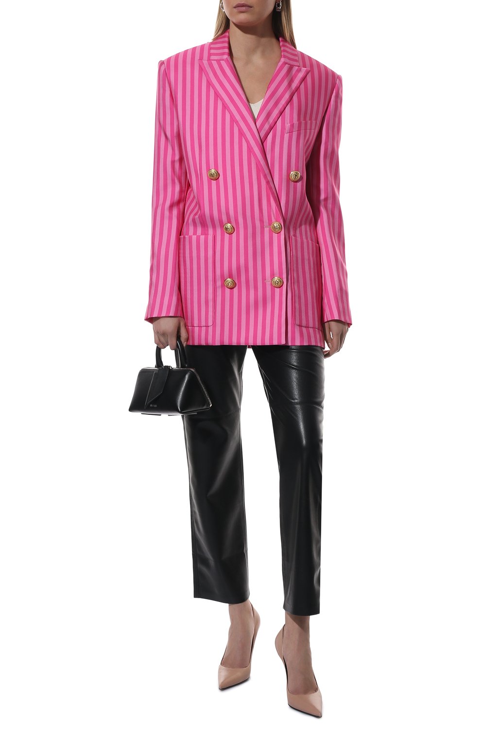 Жакет из вискозы и шелка balmain x barbie BALMAIN, арт. XF2SH010/VB50, фото 2