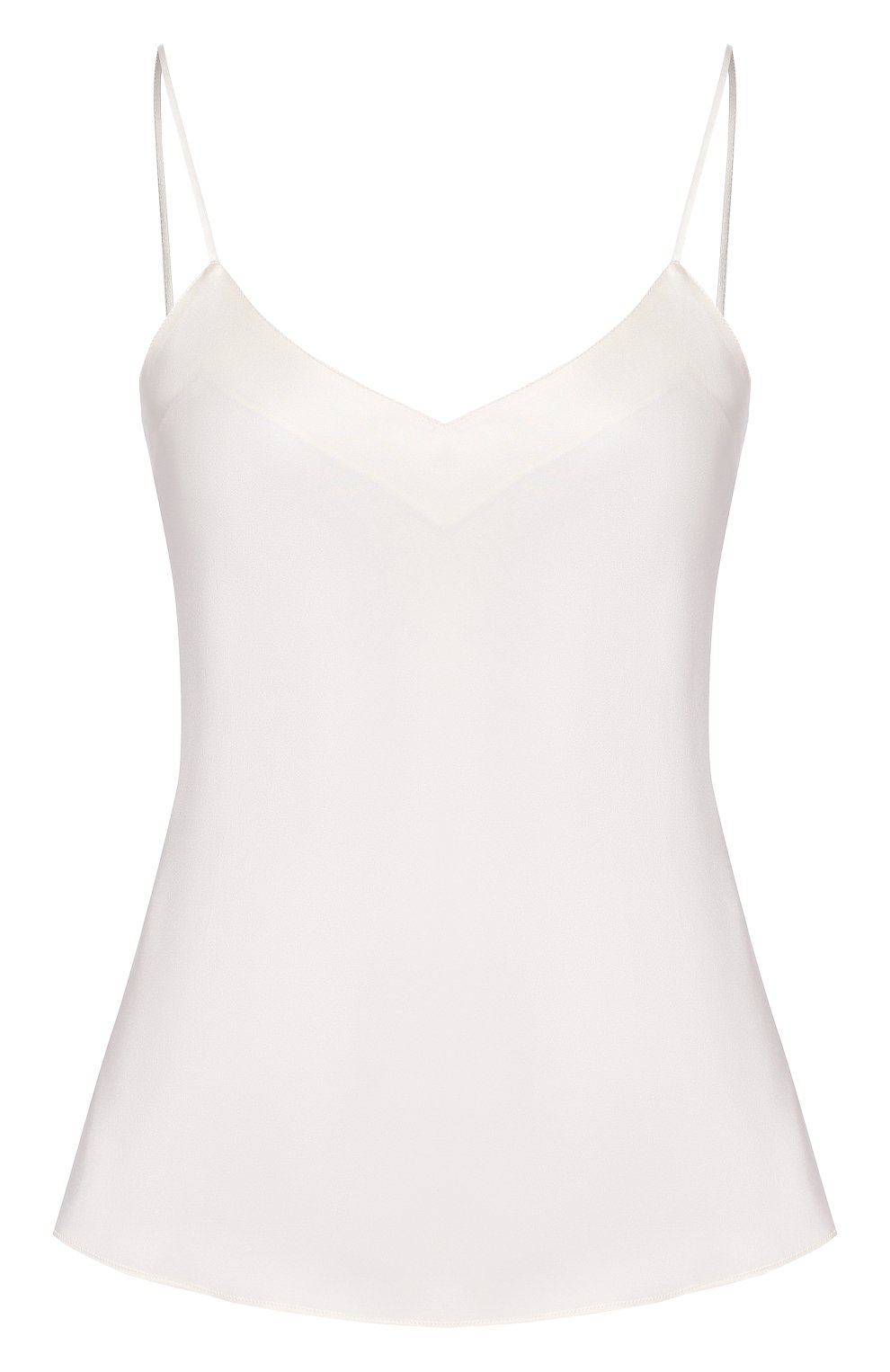 Шелковый топ LUNA DI SETA белого цвета по цене 17860 руб., арт. VLST08005, фото 1 Шелковый топ LUNA DI SETA, арт. VLST08005, фото 1