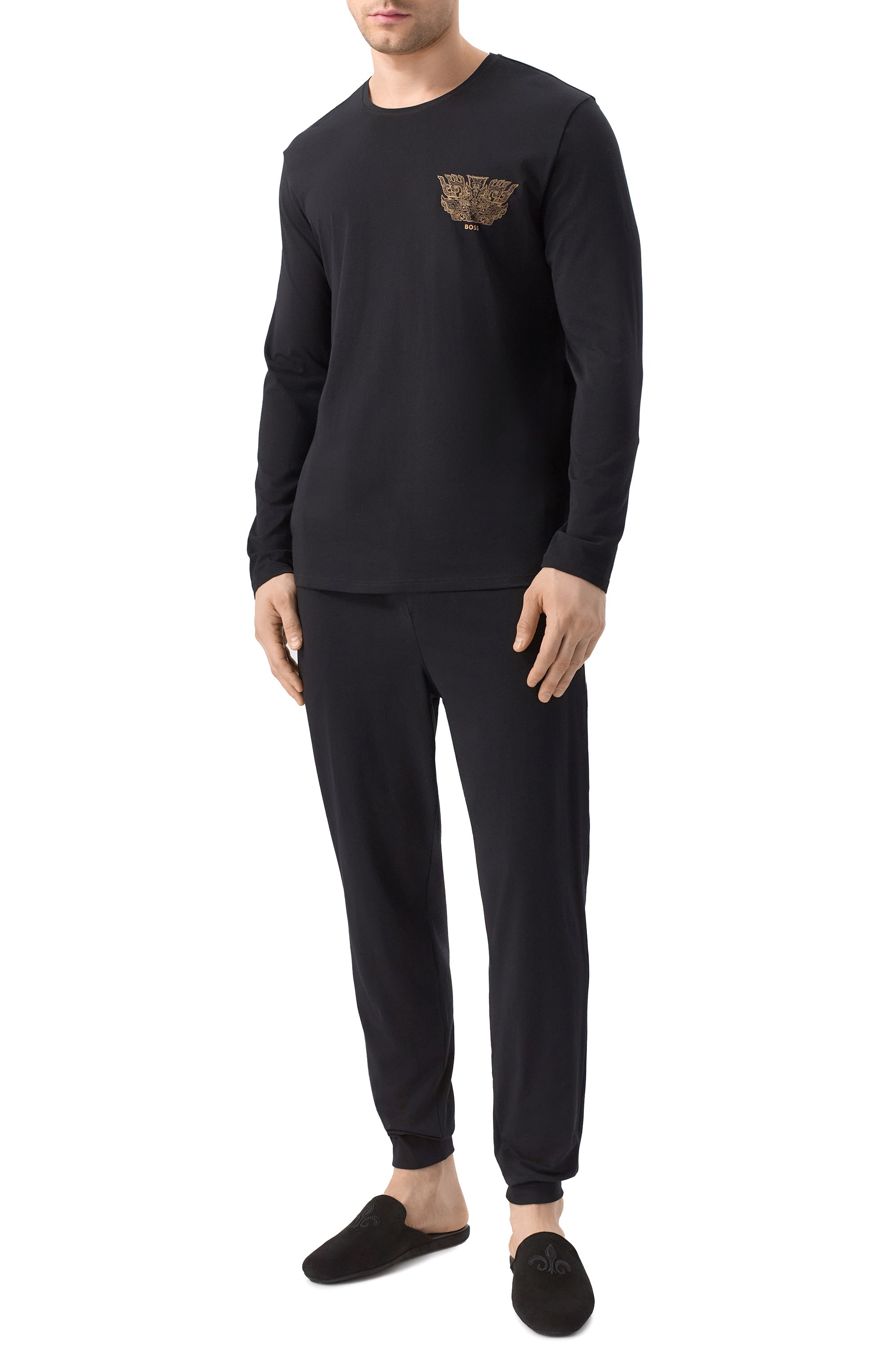 Хлопковая пижама BOSS, арт. 50514892, фото 2