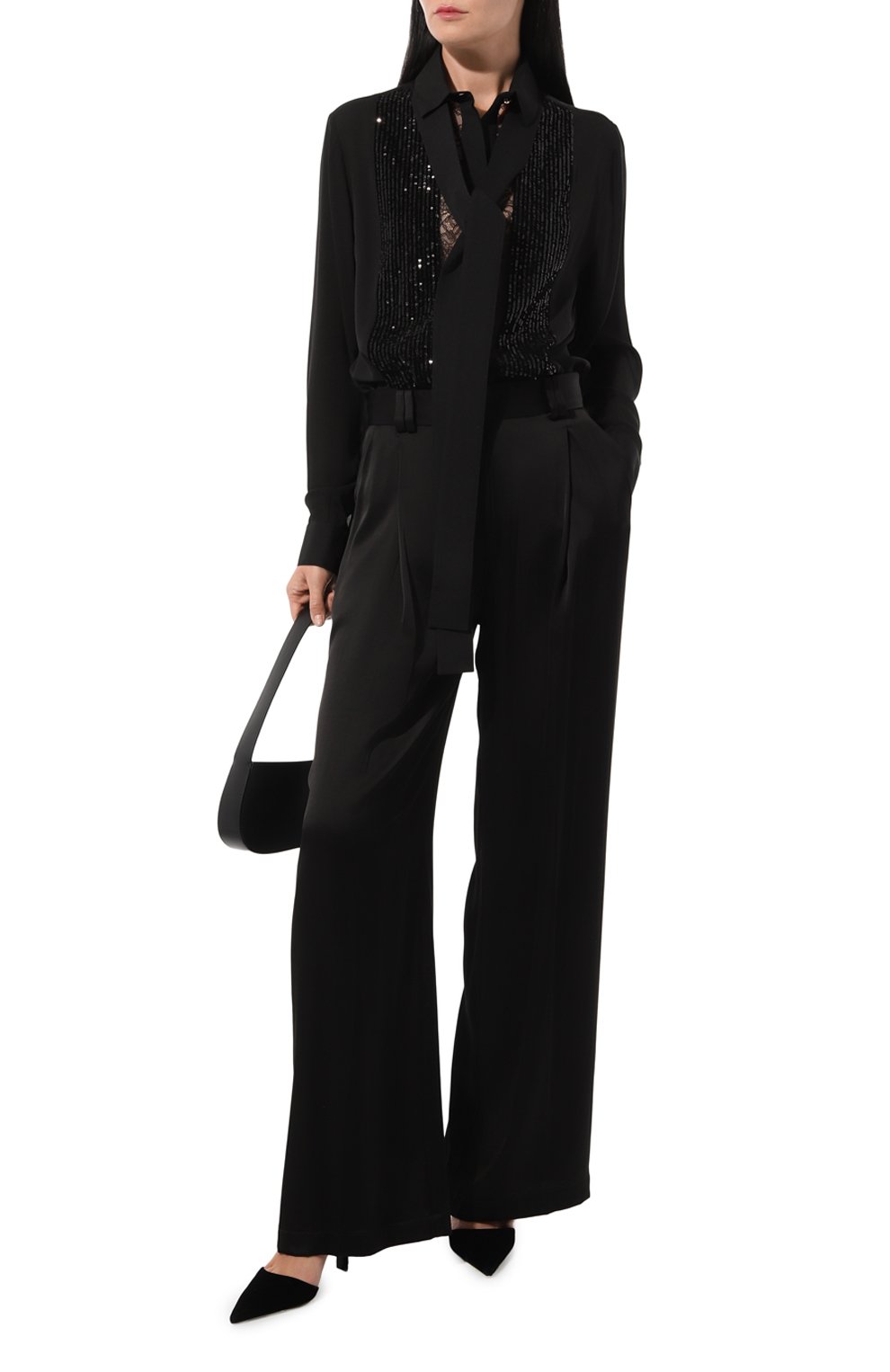 Блузка из шелка и вискозы ELIE SAAB, арт. 15474, фото 2