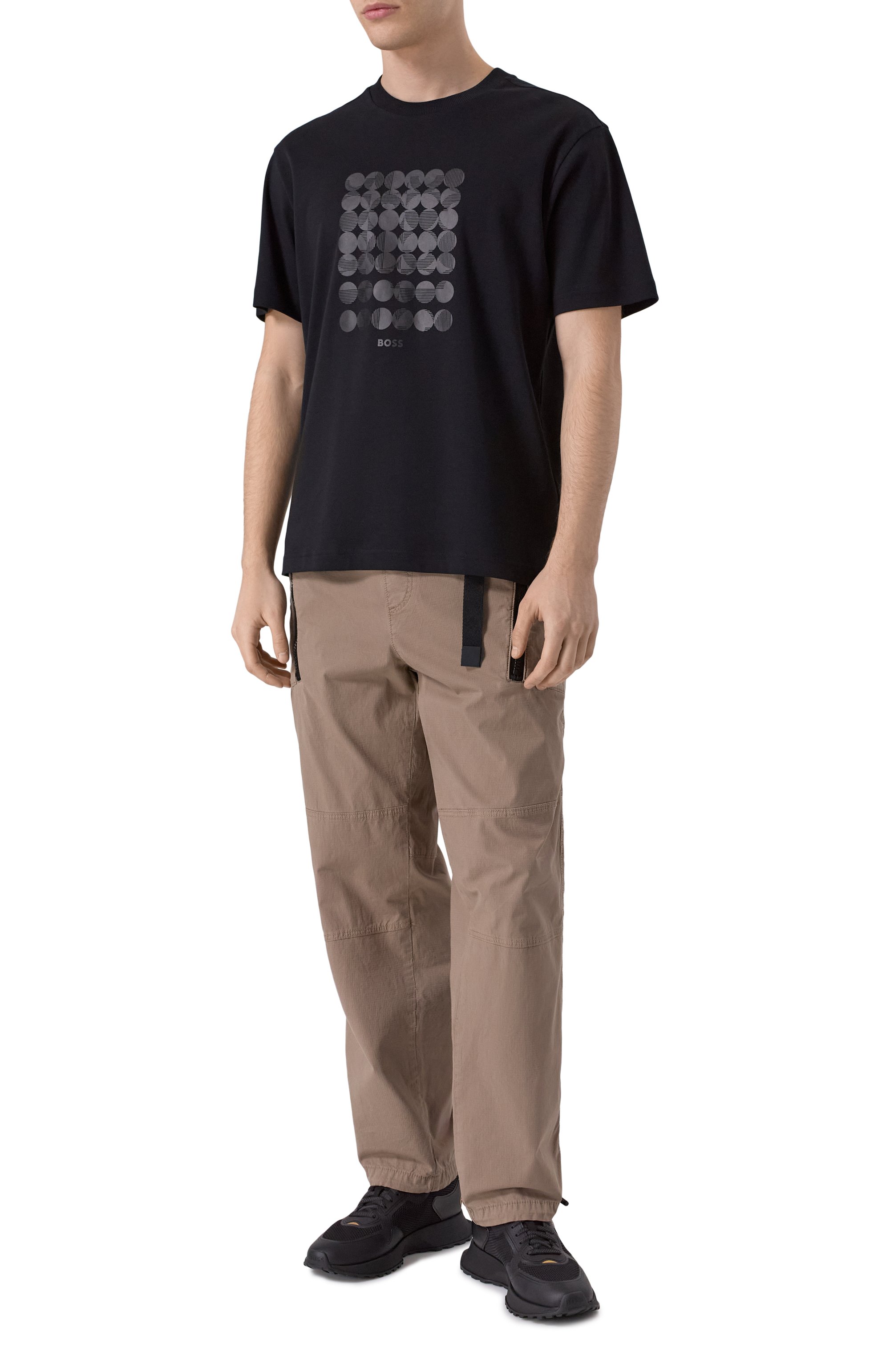 Хлопковая футболка BOSS GREEN, арт. 50537845, фото 2