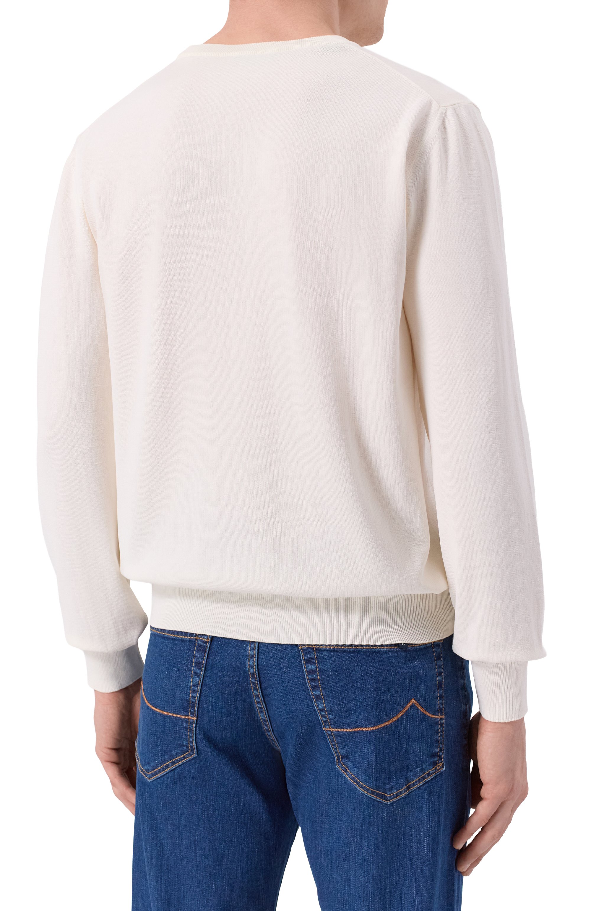 Хлопковый джемпер CANALI, арт. C0012/MK02459, фото 4