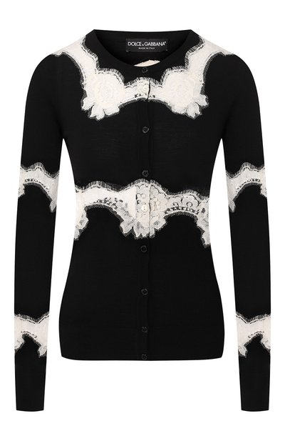 Женски й кардиган из смеси шерсти и хлопка DOLCE & GABBANA, арт. FX359T/JAVNC