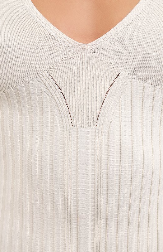 

Пуловер из вискозы Jil Sander, Кремовый